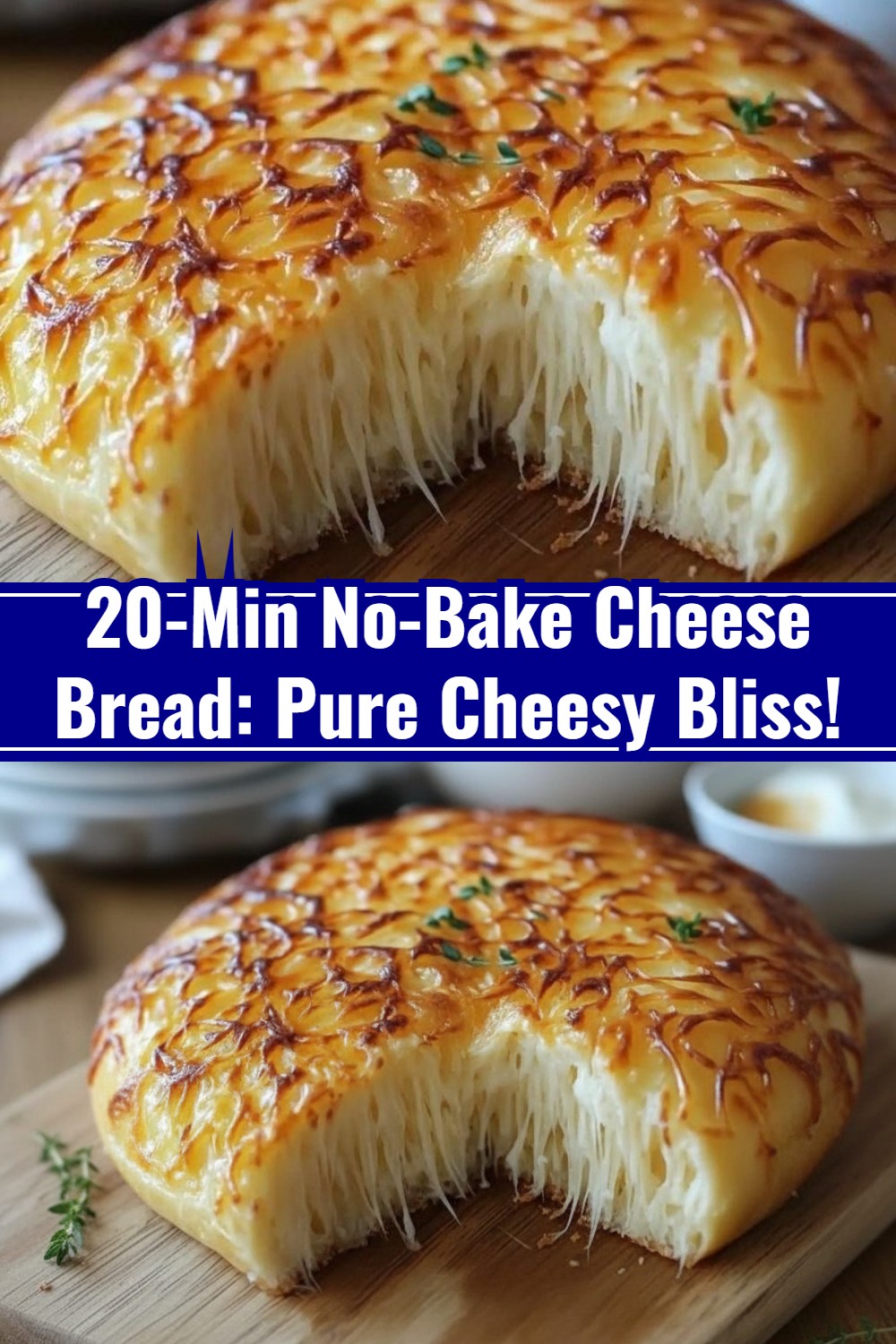 20-Minute No-Bake Cheese Bread