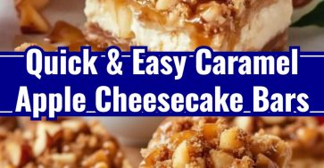 Caramel Apple Cheesecake Bars Recipe