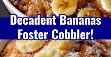 Delightful Bananas Foster Cobbler