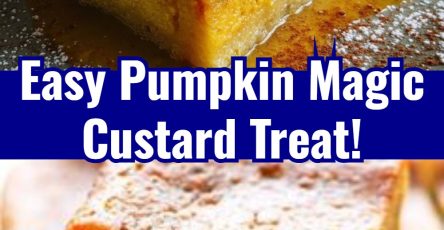 Pumpkin Magic Custard Cake