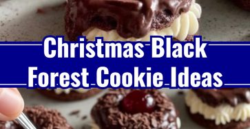 Black Forest Christmas Cookies: Prettiest Chocolate Treats Gift Ideas