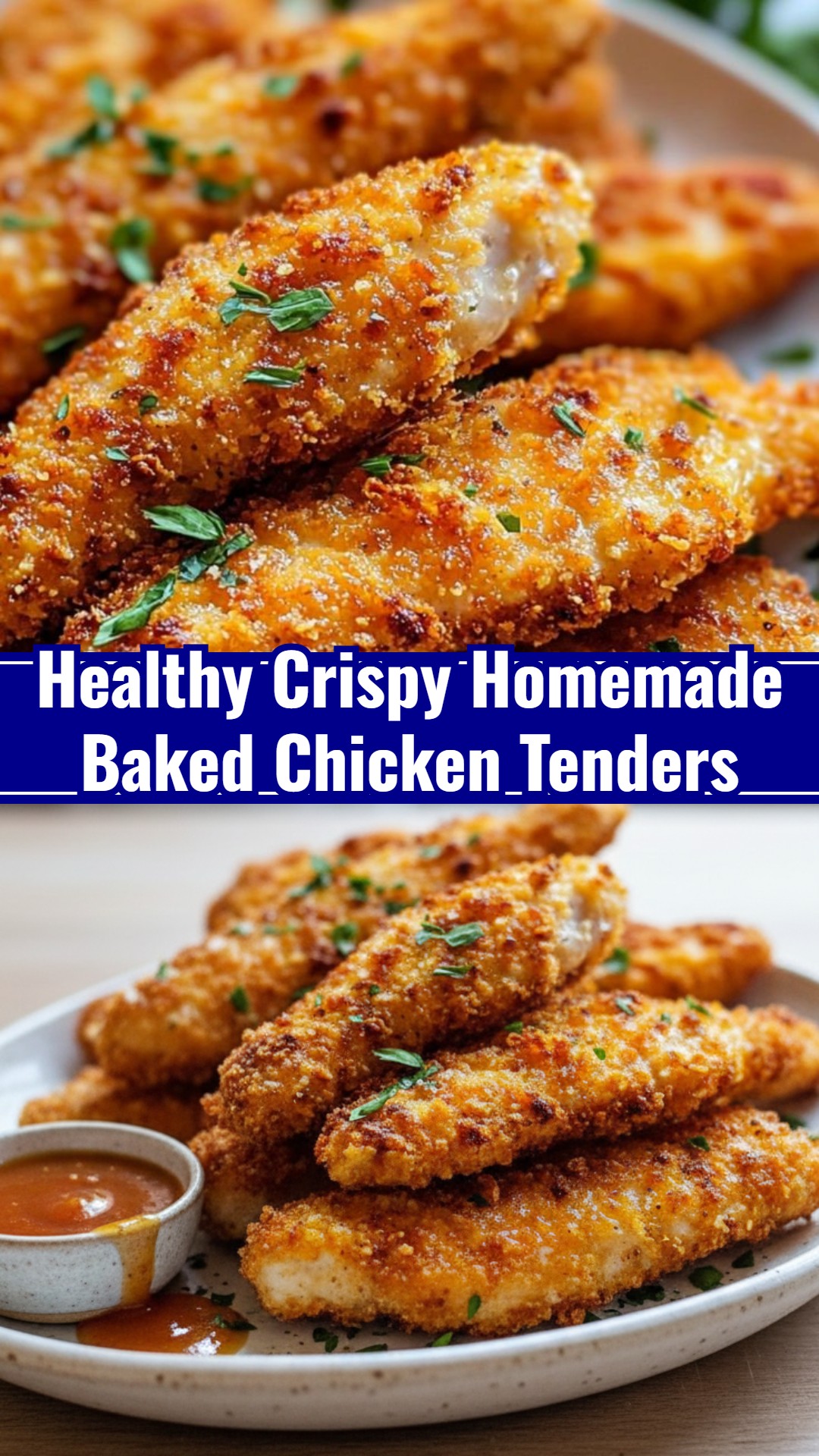Easy Crispy Baked Chicken Tenders Family Dinner
