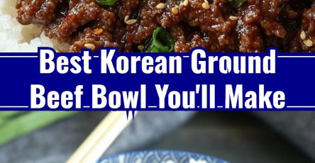 Easy Healthy Korean Ground Beef Rice Bowls