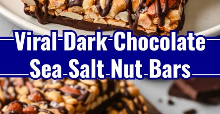 Easy Homemade Dark Chocolate Sea Salt Nut Bars