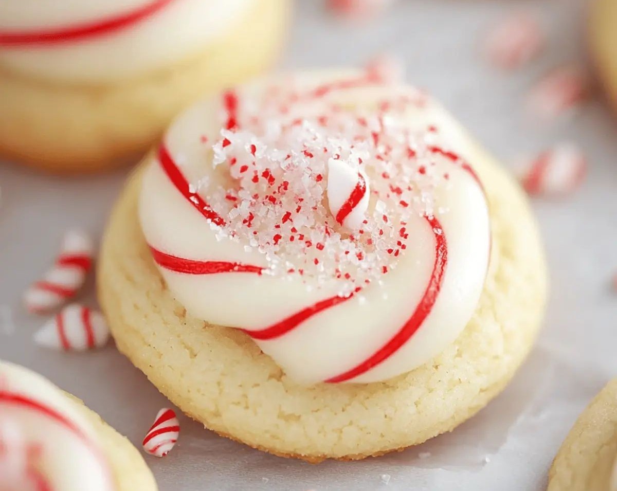 Easy Homemade Peppermint Christmas Cookies
