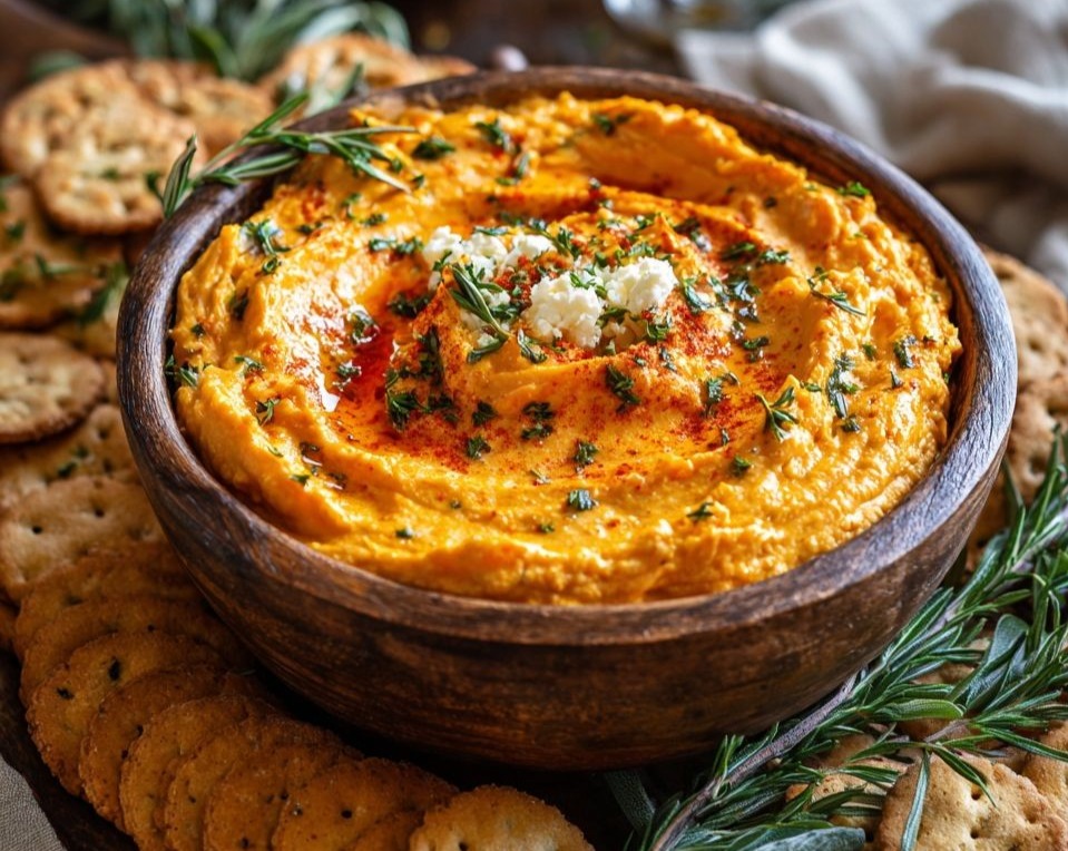 Fall Board Night Pumpkin Whipped Feta Dip