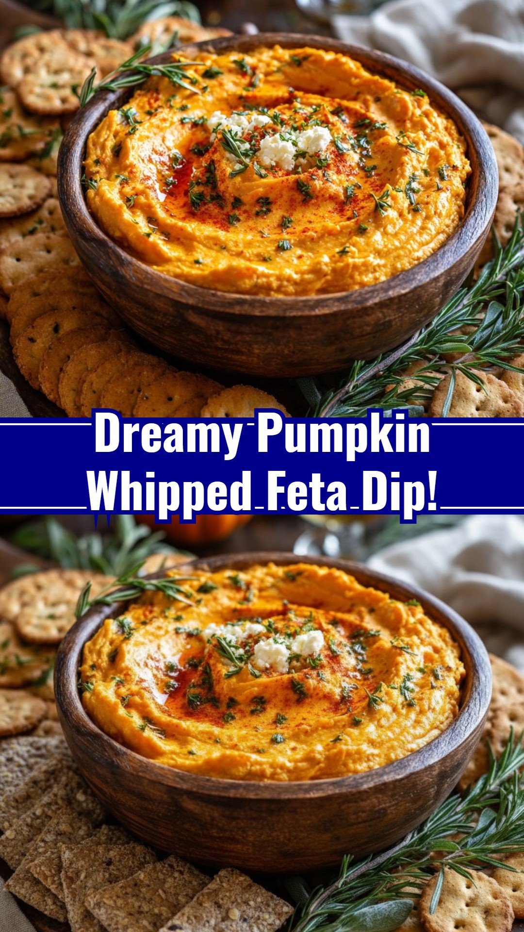 Fall Board Night Pumpkin Whipped Feta Dip