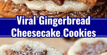 Fancy Christmas Gingerbread Cheesecake Cookies