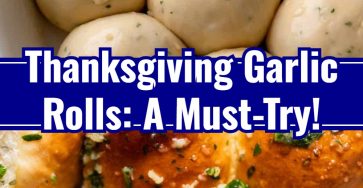 Garlic Thanksgiving Bread Rolls