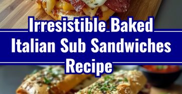 Irresistible Baked Italian Sub Sandwiches Recipe