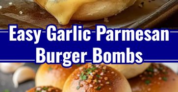 Easy Homemade Garlic Parmesan Cheeseburger Bites