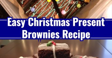 Easy Kid-Friendly Christmas Present Brownies for Festive Homemade Gifts