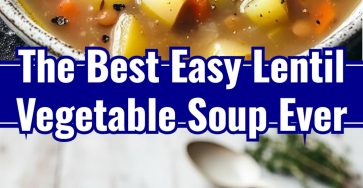 Easy Lentil Vegetable Soup Tasty Vegan Lentil Recipes