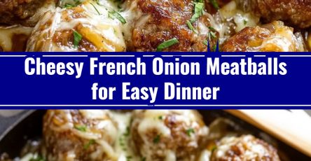 French Onion Meatballs Quick Meat Recipes Special Foods Meat Cooking