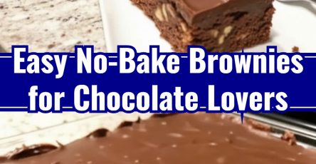 Healthy Desserts Ideas No-Bake Brownies Chocolate At Home