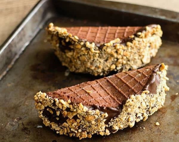 Homemade Choco Tacos Master Chef Easy Sweet Baked Dessert Snacks overview