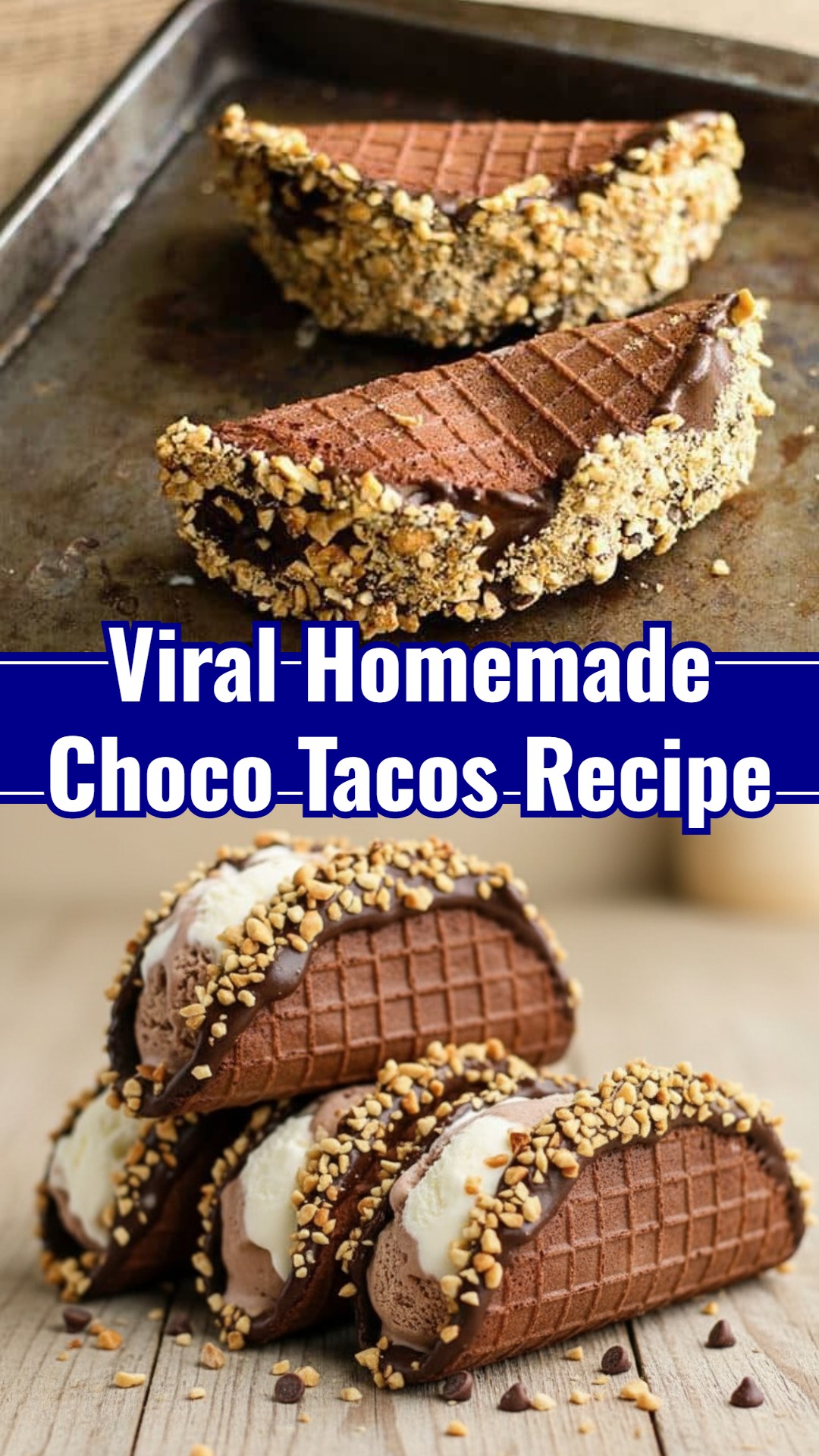 Homemade Choco Tacos Master Chef Easy Sweet Baked Dessert Snacks