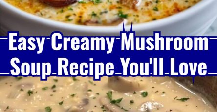 Homemade Creamy Mushroom Soup Elegant Healthy Earthy Inspiration