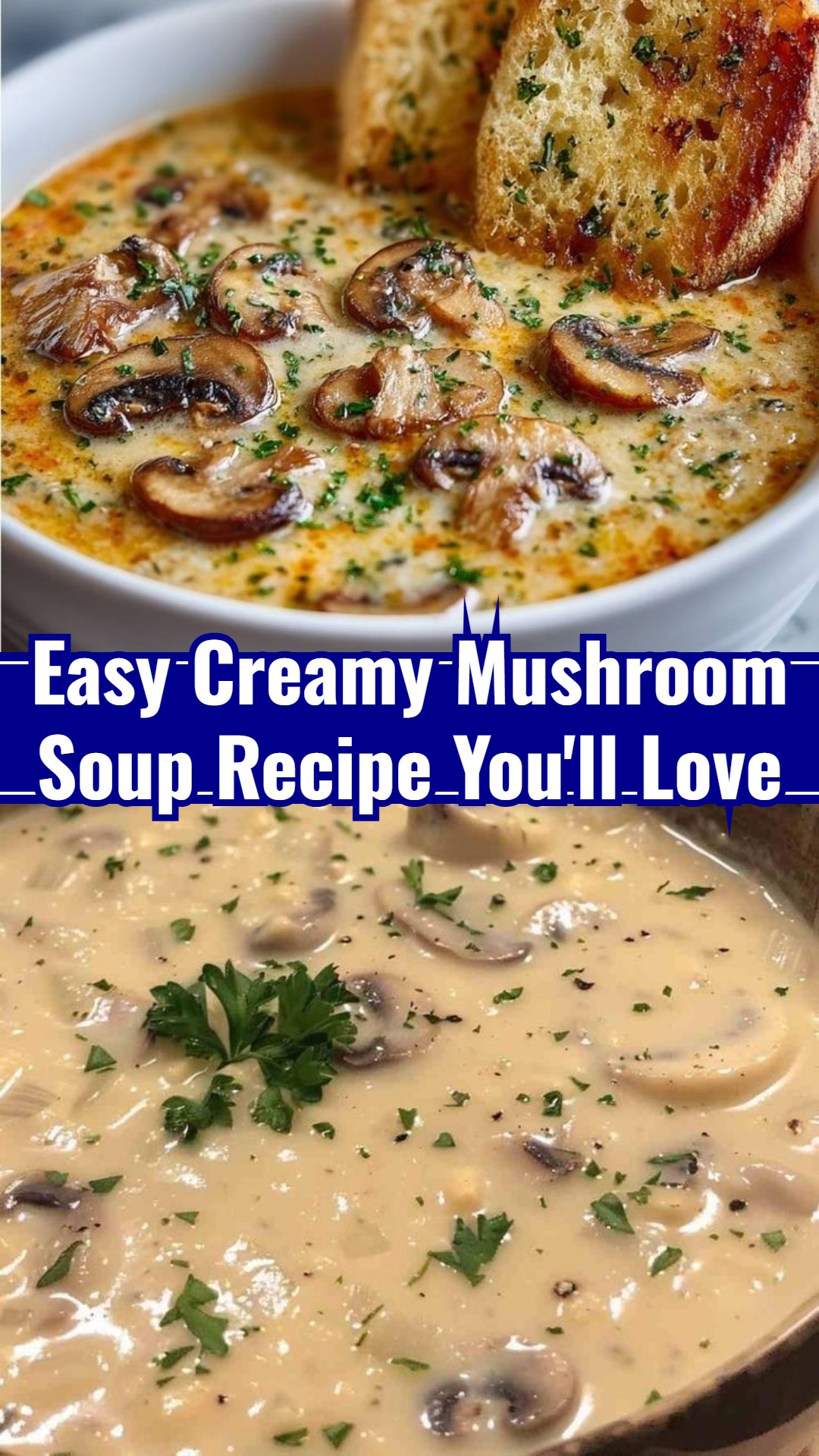 Homemade Creamy Mushroom Soup Elegant Healthy Earthy Inspiration