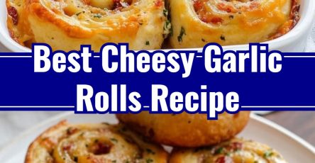 Homemade Easy Cheesy Garlic Bread Rolls