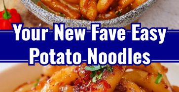 Homemade Potato Noodles for Dinner Spicy Ramen and Vegetarian Snacks