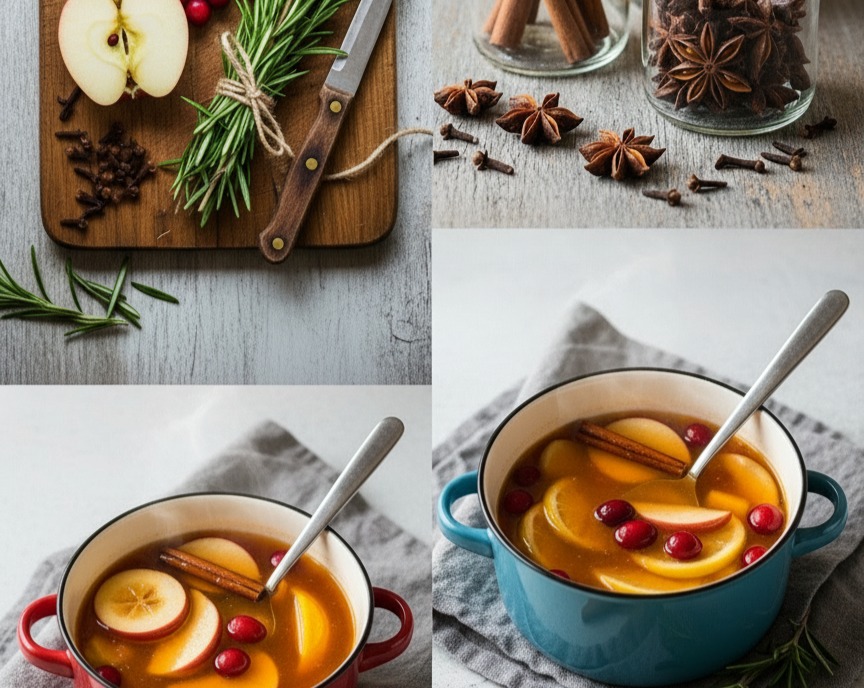 Homemade Simmer Pots: Best Smelling Holiday Scent Simmering Pot Variety serving