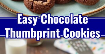How to Make Chocolate Thumbprint Christmas Cookies