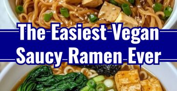 Yummy Hot Spicy Vegan Saucy Ramen Noodles Easy Recipe