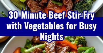 30 Minute Homemade Beef And Vegetable Stir Fry