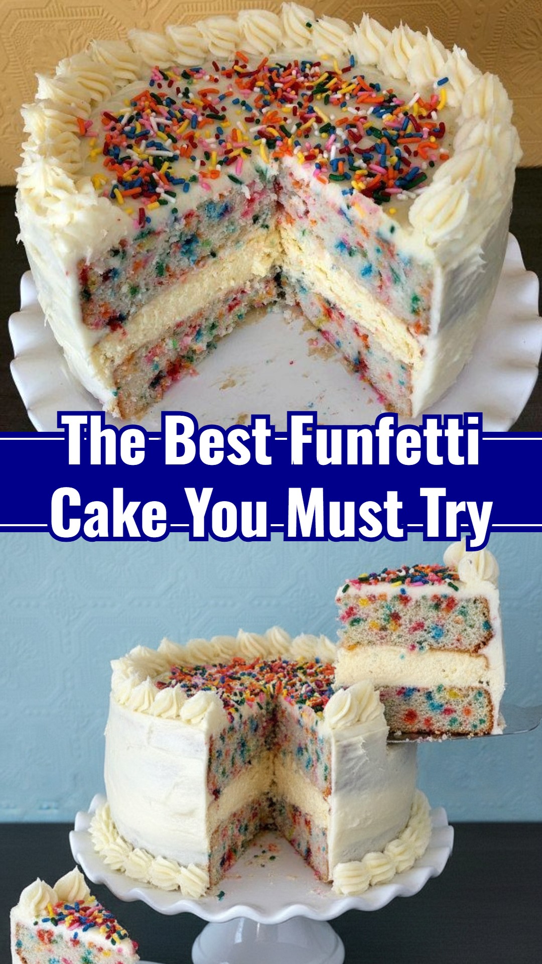 Best Homemade Funfetti Layer Cake Good Birthday Party Idea ...