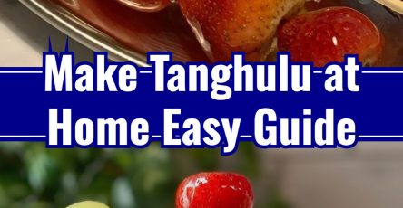 Homemade Crunchy Fruit Sweets Tanghulu Easy Japanese Snack