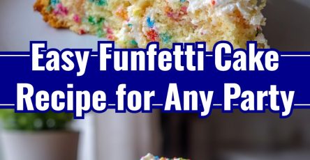 Vintage Funfetti Cake Recipe Old Fashioned Homemade Classic