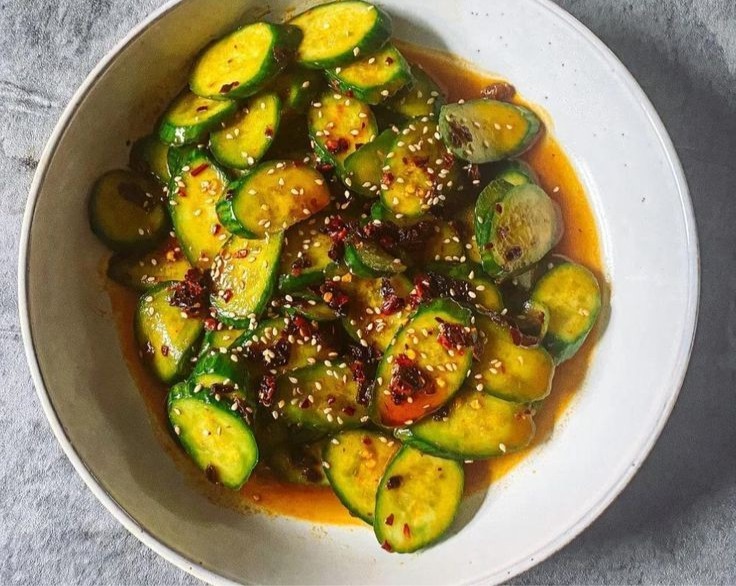 Easy Healthy Asian Cucumber Salad: Vegan Inspired Side Dish overview
