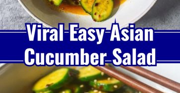 Easy Healthy Asian Cucumber Salad: Vegan Inspired Side Dish