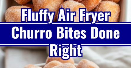 Fluffy Homemade Air Fryer Churro Bites Easy Fun Dessert Snack
