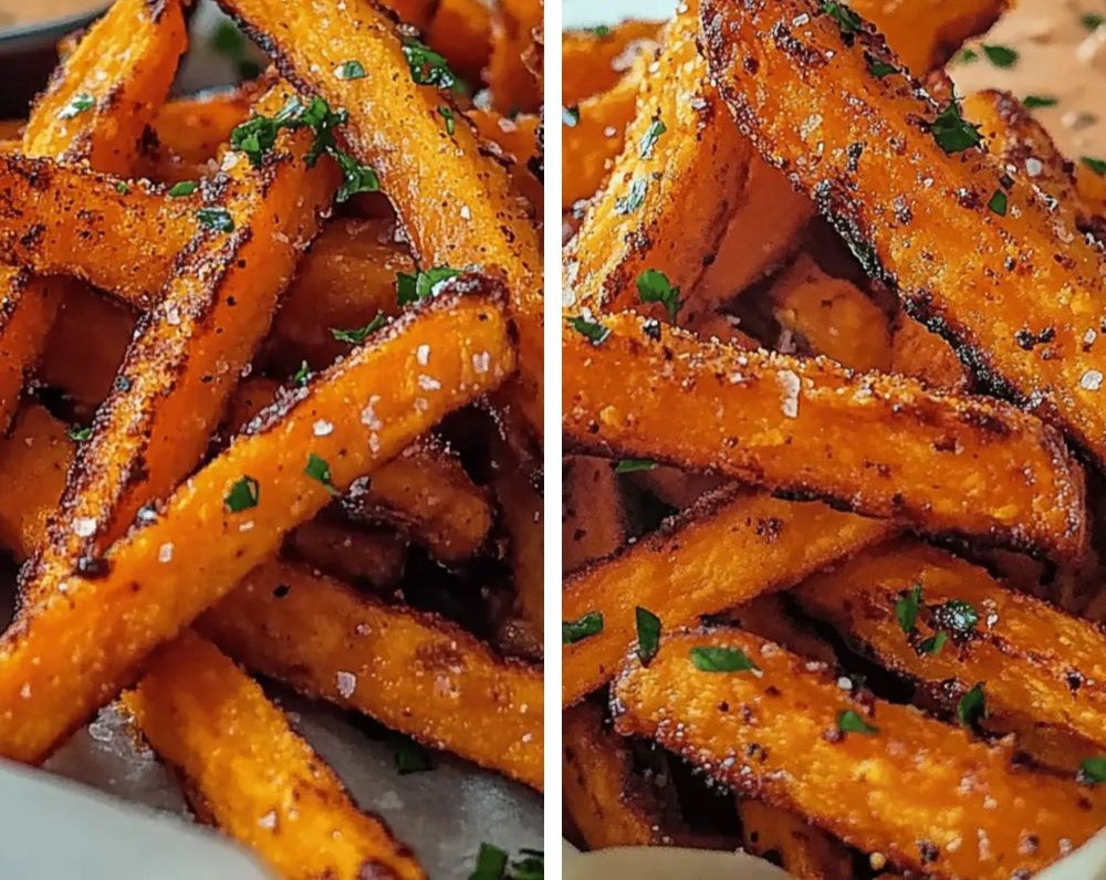 Homemade Crispy Oven Baked Sweet Potato Fries Recipes overview