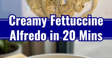 Homemade Fettuccine Alfredo Easy Lunch Dinner Pasta Recipe