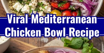 Homemade Mediterranean Chicken Bowl: Healthy, Savory, Protein-Packed Dinner
