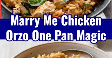 One Pan Marry Me Chicken Orzo: Easy Family & Cozy Dinner Ideas