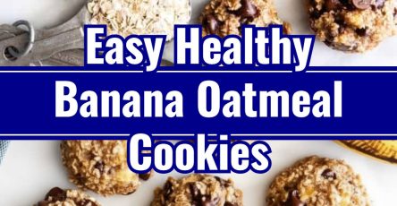 Healthy Banana Oatmeal Cookies Healthy Baking Ideas At Home