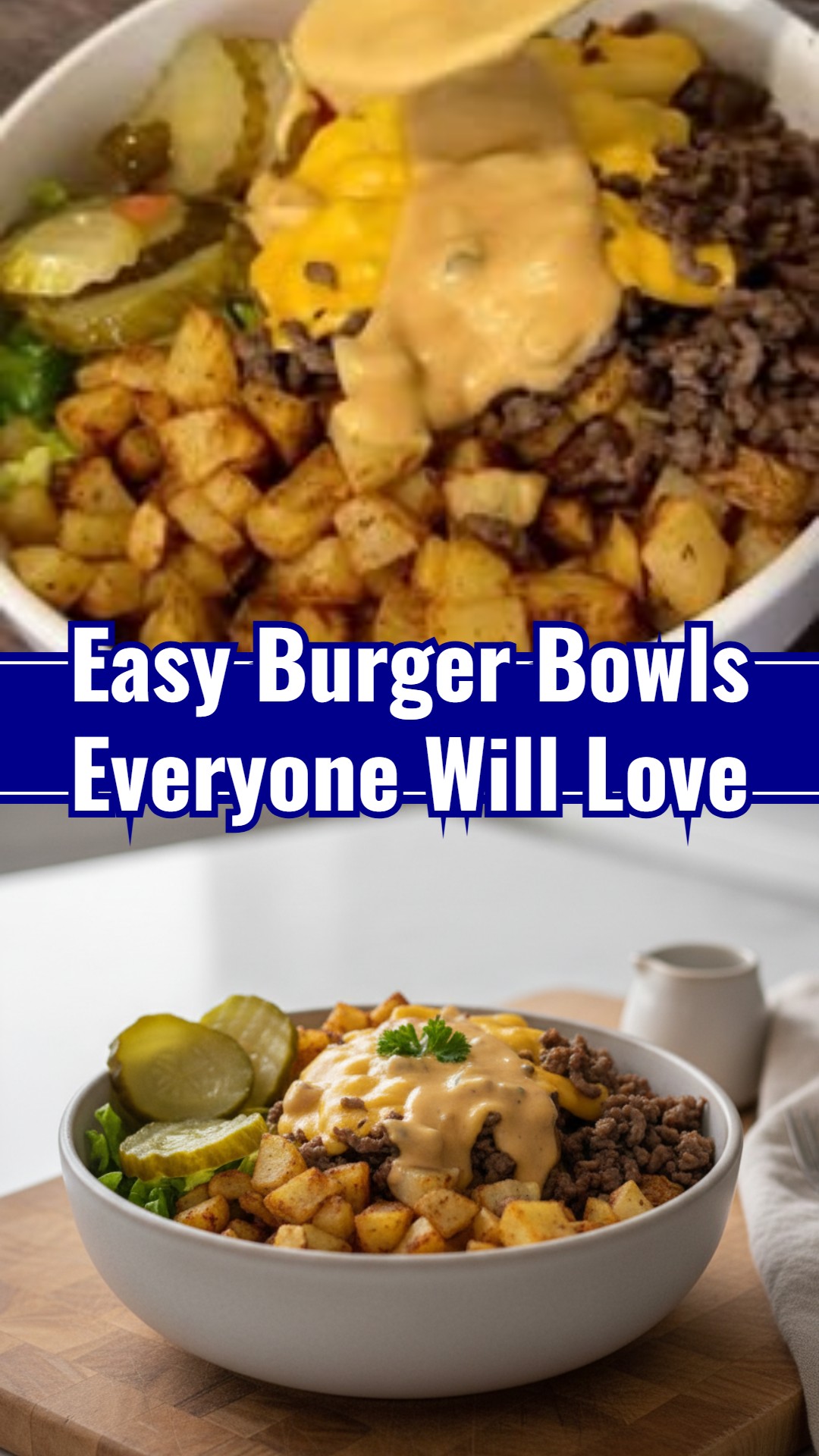 Supper Idea Burger Bowls