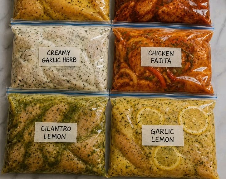 6 Chicken Marinade Recipes Freezer Friendly Marinades For Chicken Breast serving