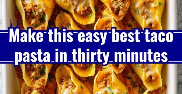 easy BEST Taco Pasta Pasta With Ground Beef And Vegetables