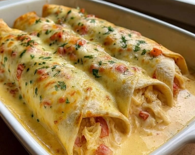 Easy Chicken Burrito Casserole Healthy Dinner Casserole serving
