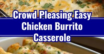 Easy Chicken Burrito Casserole Healthy Dinner Casserole