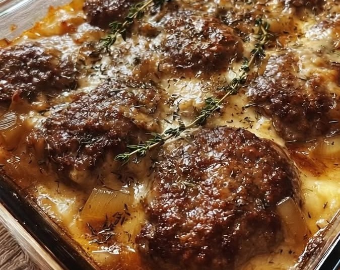How To Make Salisbury Steak With Ground Beef serving